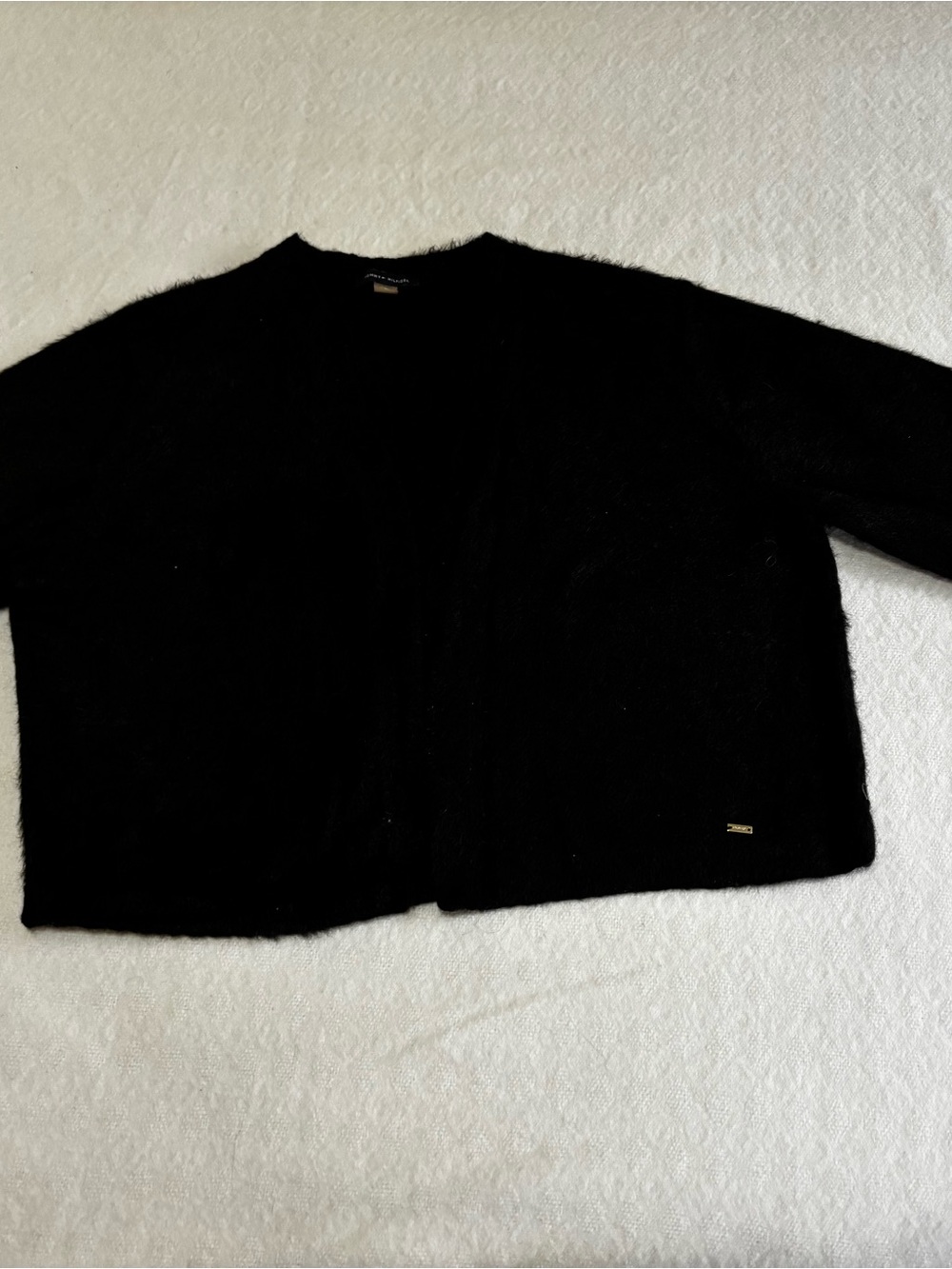Tommy Hilfiger Black Crewneck Sweater - Classic Minimalist Knit